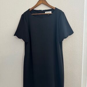 Kasper scalloped sleeves